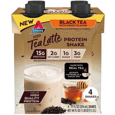 Black Tea Honey Latte Protein Shake-case of 4