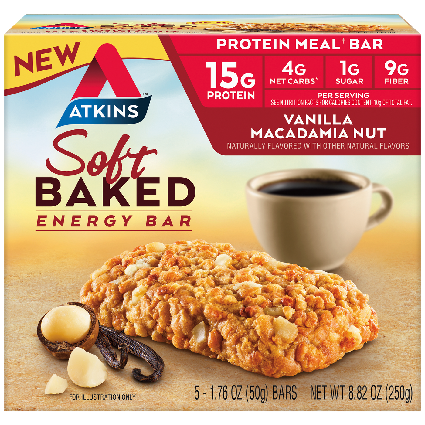 Vanilla Macadamia Nut Soft Baked Bar 5-Pack