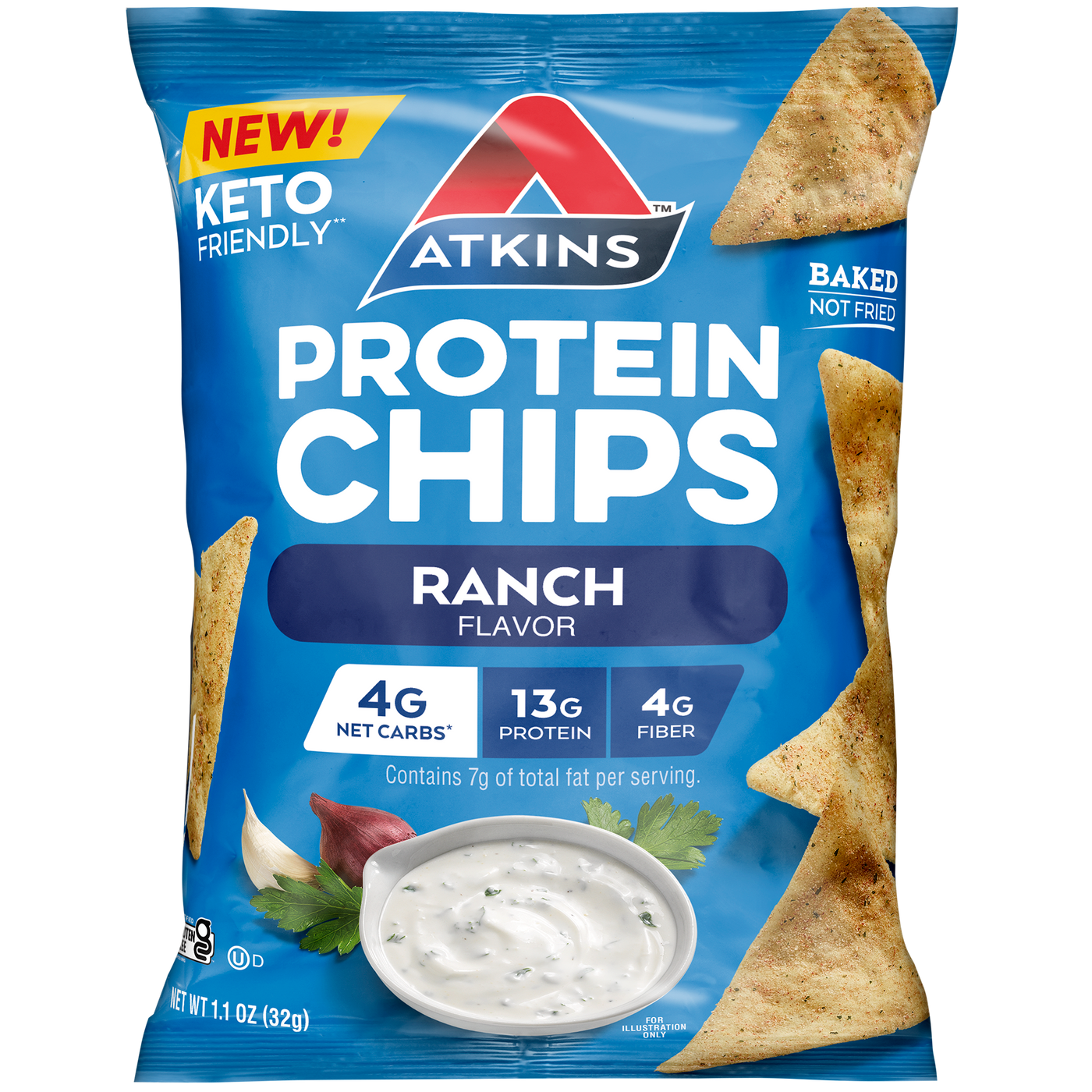 Ranch Snack Protein Chips