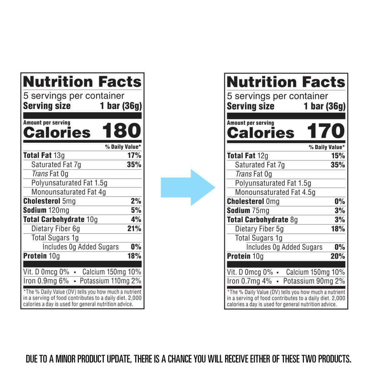Chocolate Crème Wafer Crisps-Due to a minor product update, there is a chance you wil receive either of these two products, shows updated nutrition facts