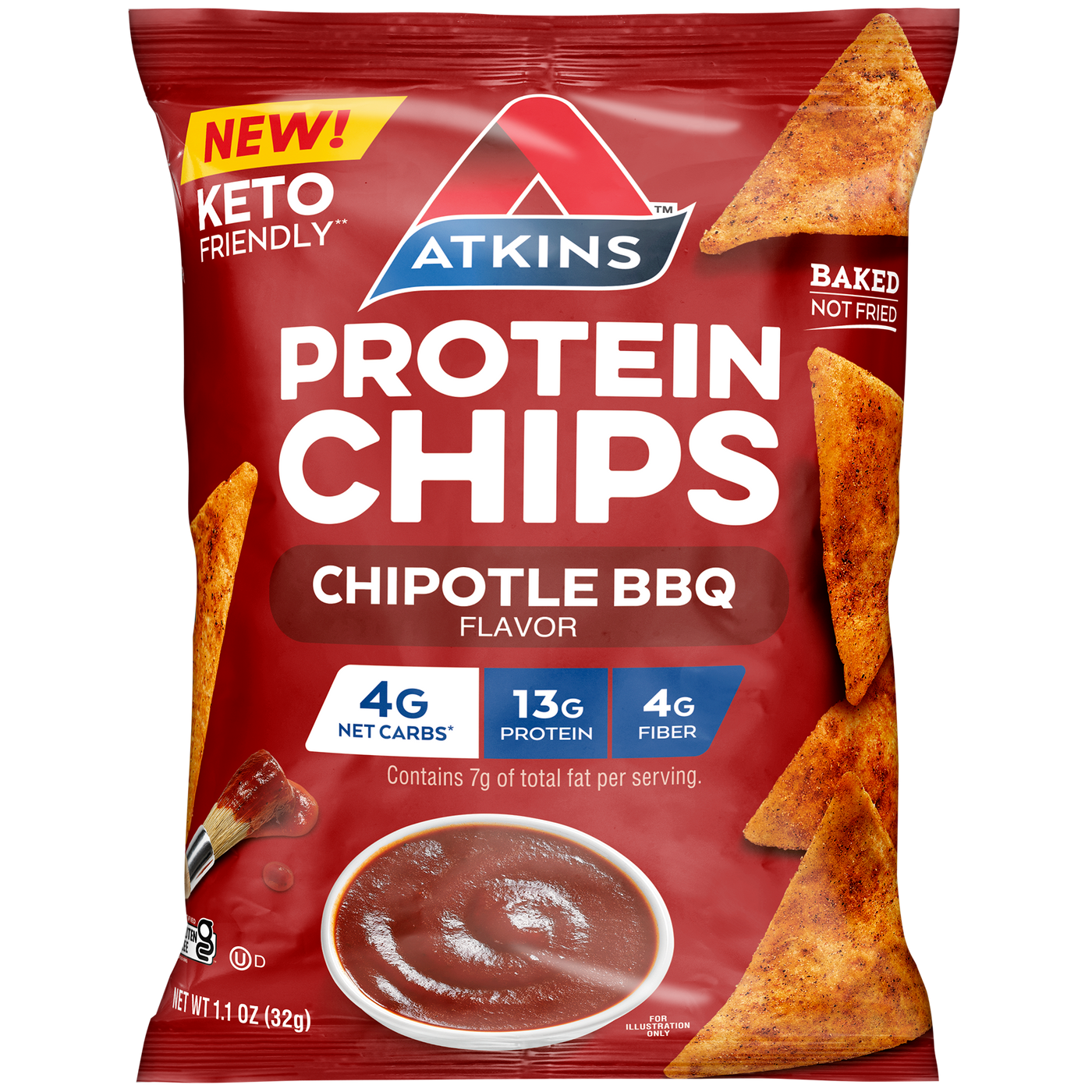 Chipotle BBQ Snack Protein Chips