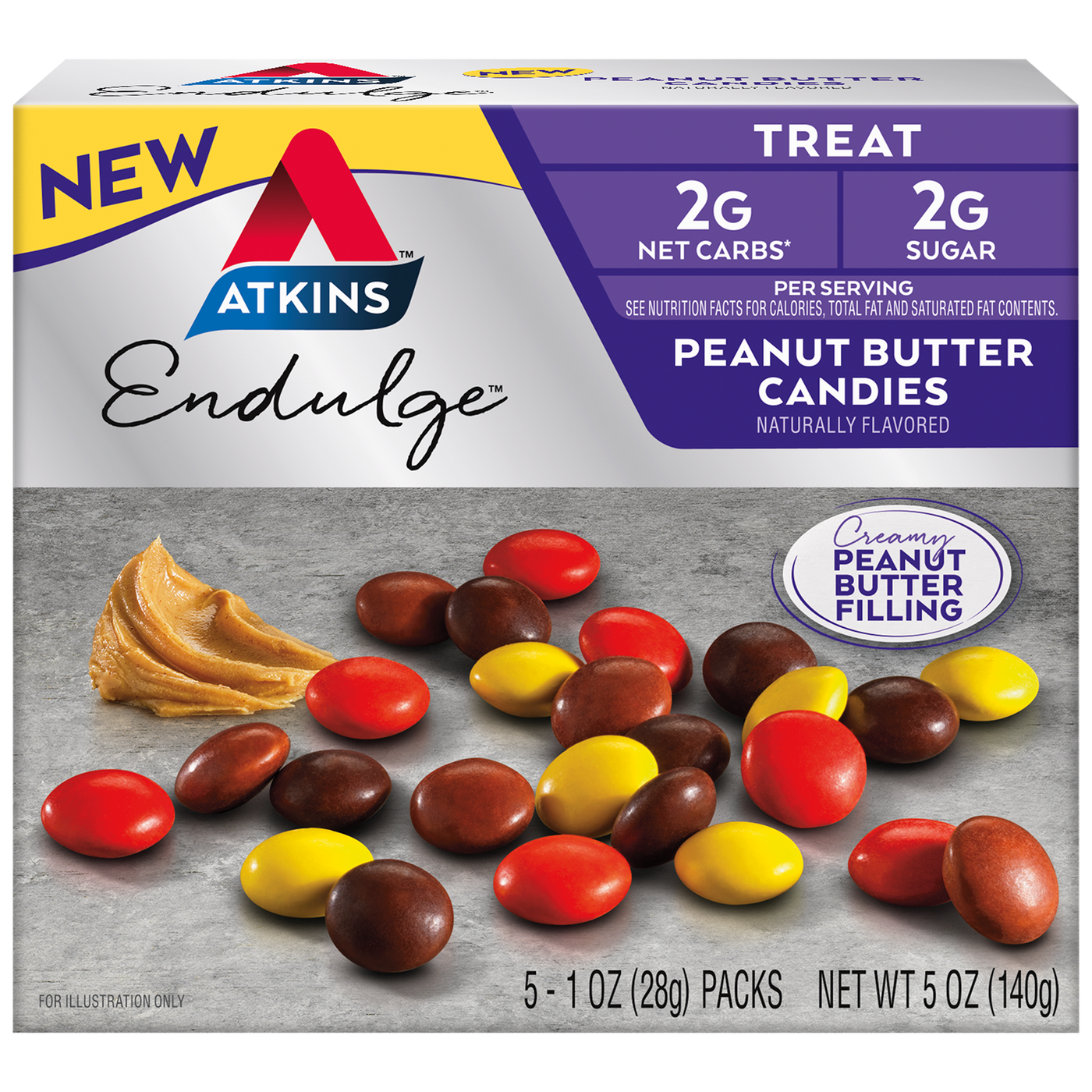 Endulge Peanut Butter Candies-5-Pack