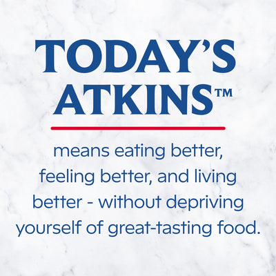 Today's Atkins means eating better, feeling better, and living better - without depriving yourself of great-tasting food.