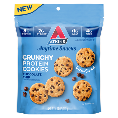 Chocolate Chip Bite-Sized Crunchy Protein Cookies