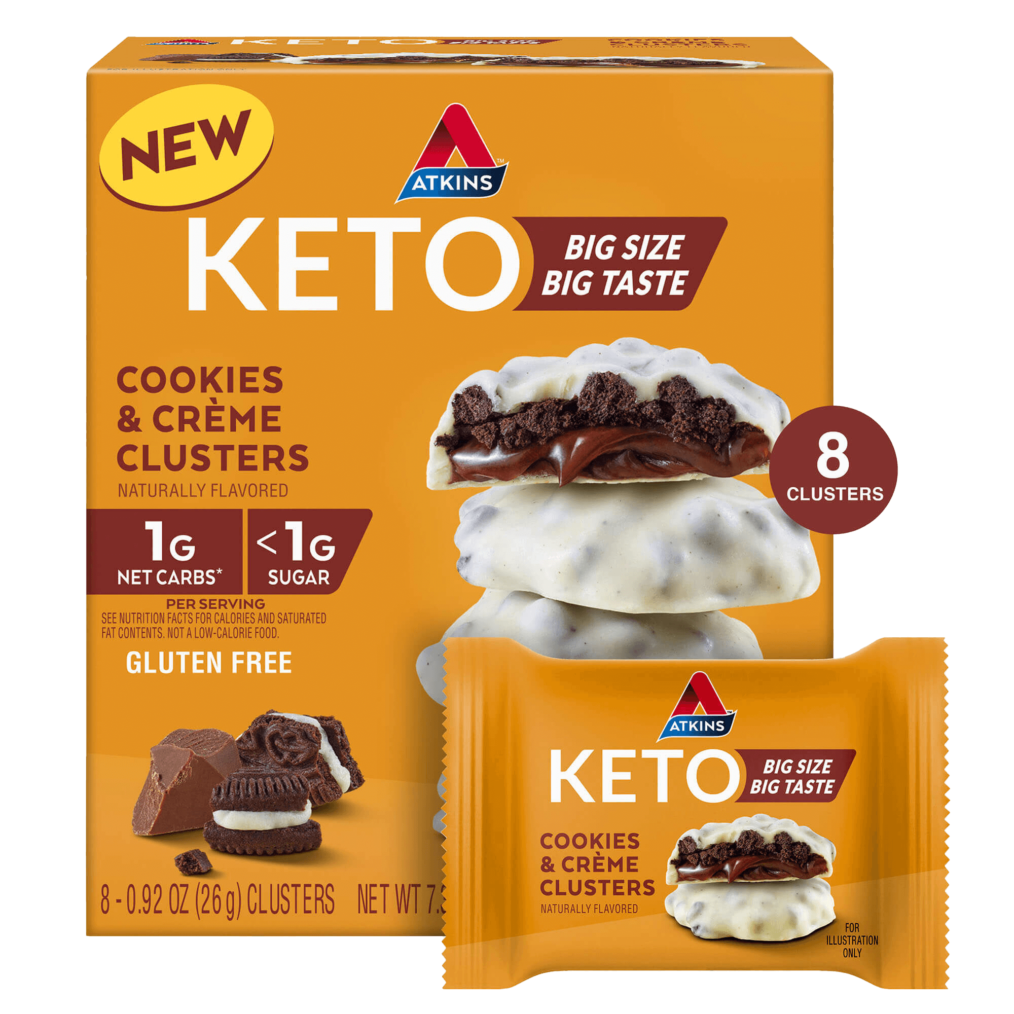 Keto Cookies & Crème Clusters – Atkins Online Store