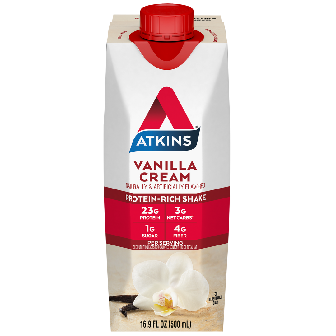 16.9 oz Vanilla Cream Protein Shake – Atkins Online Store