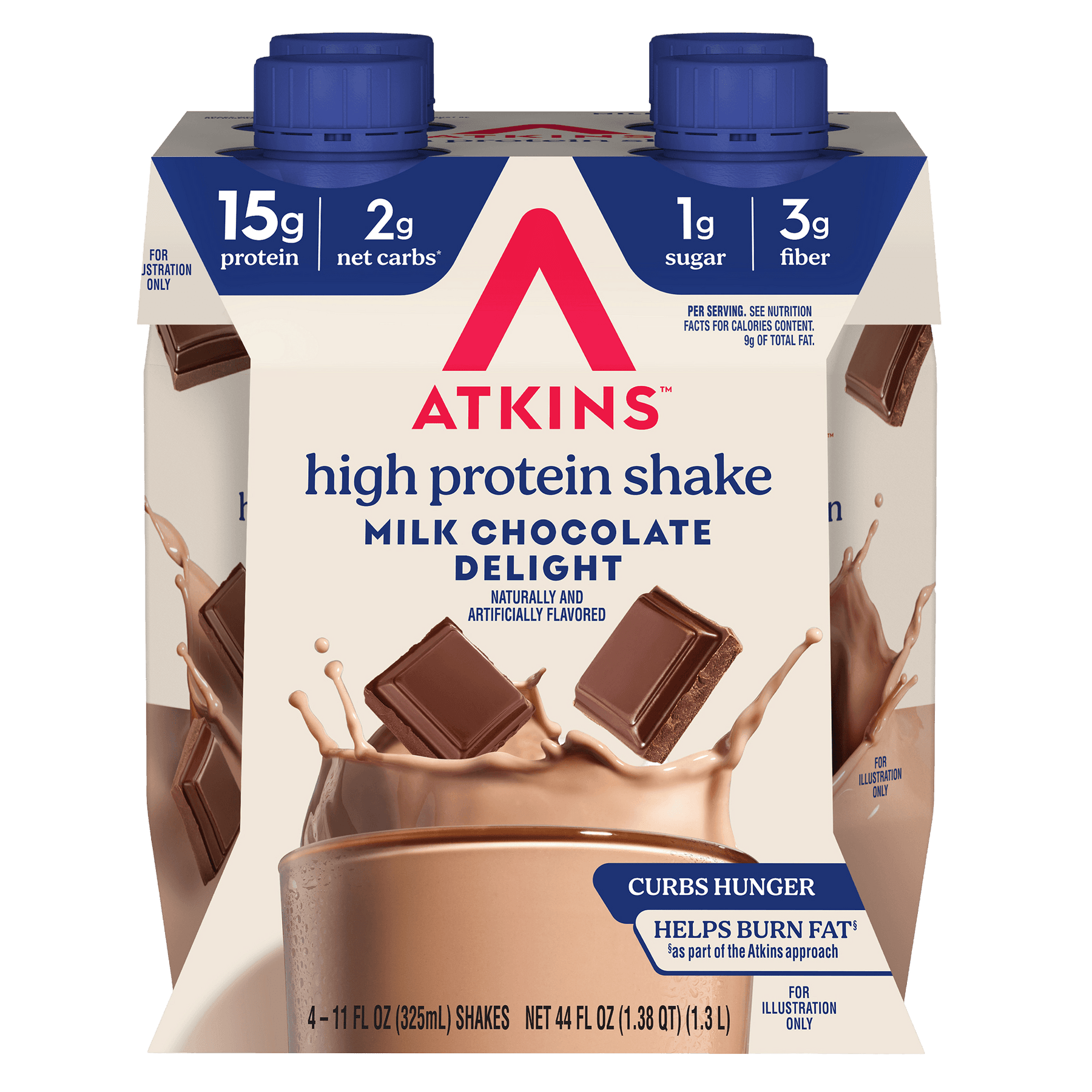 Atkins Milk Chocolate Delight Shake (12-Pack)