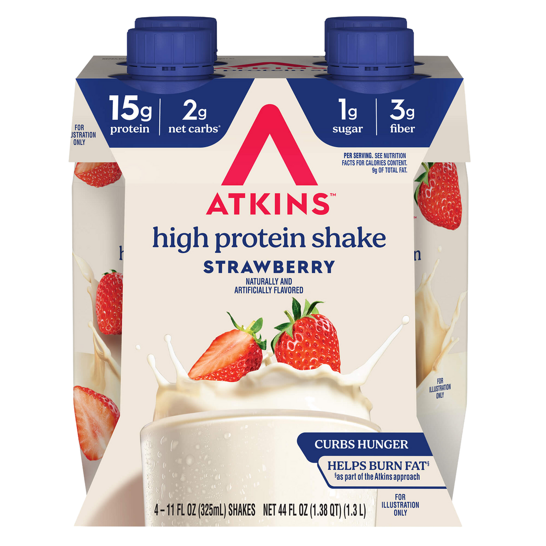 alexiastamAmelia strawberry shakeアリシアスタン Strawberry Classic Protein Shake – Atkins Online Store