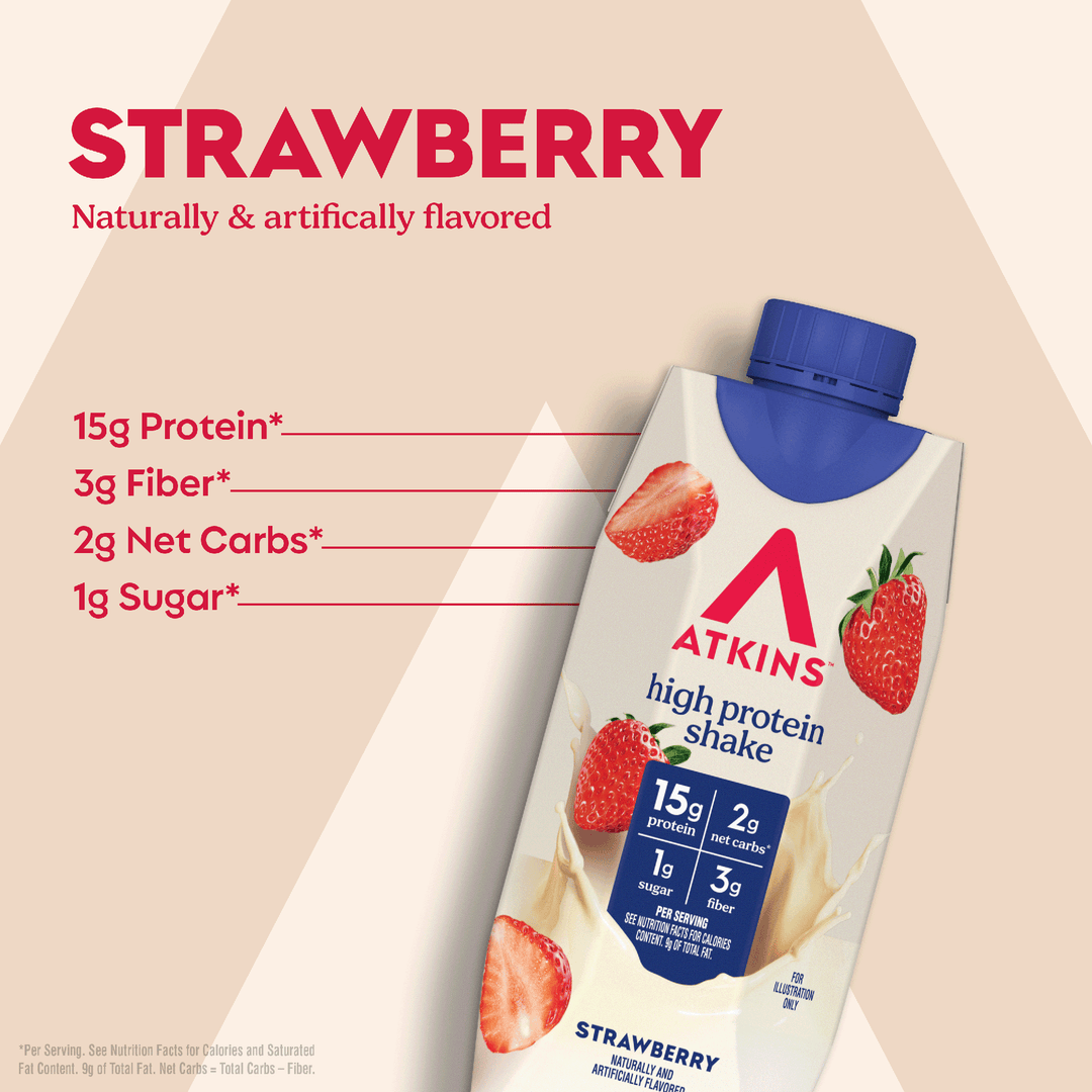Strawberry Classic Protein Shake – Atkins Online Store