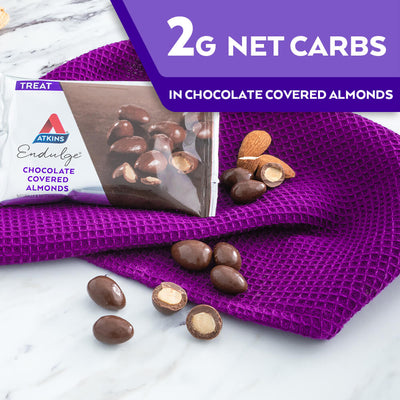 2G Net Carbs in Endulge Chocolate Covered Almonds