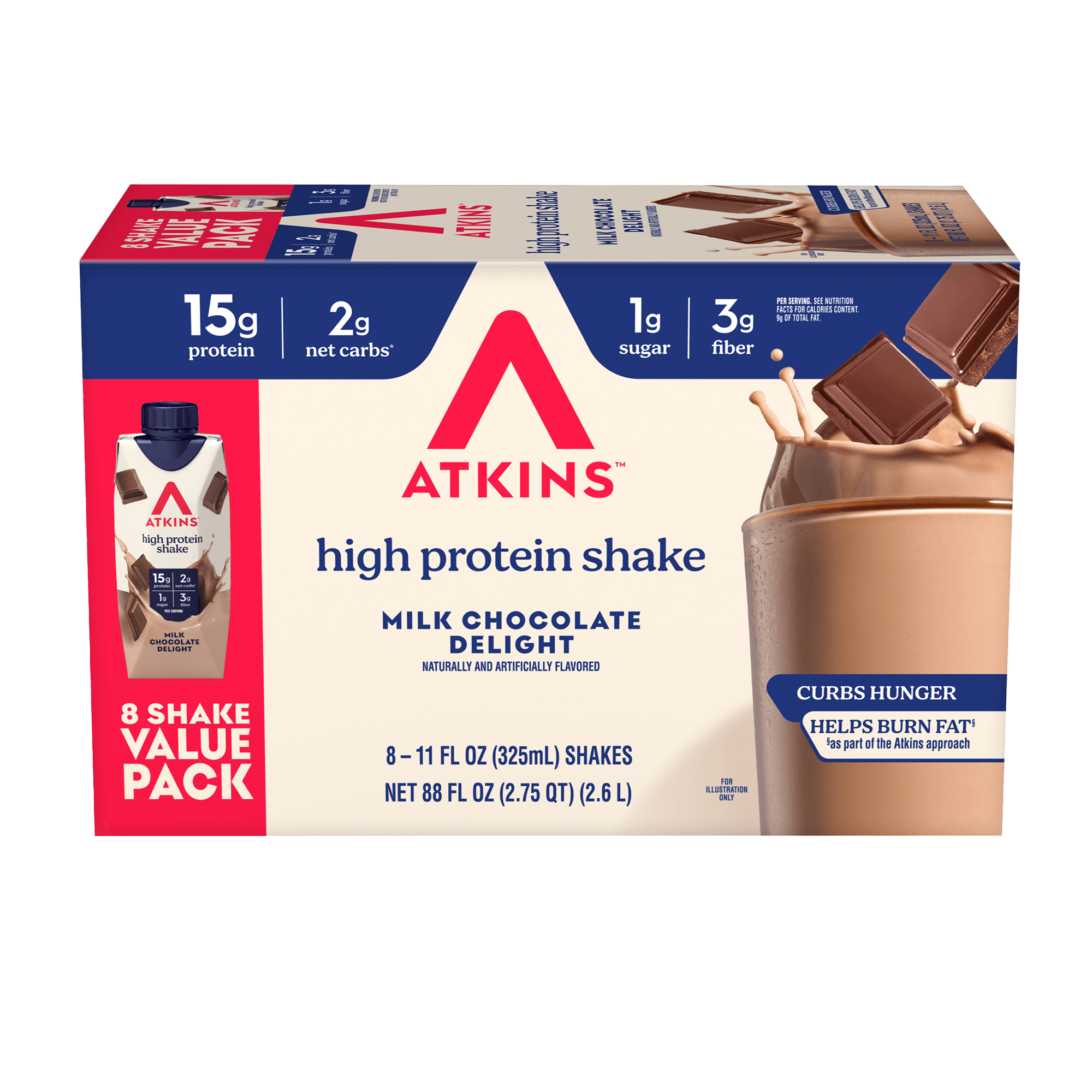 Milk Chocolate Delight Meal Shake Value Pack – Atkins Online Store