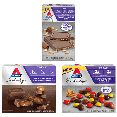 Chocolatey Favorites Variety Pack package fronts