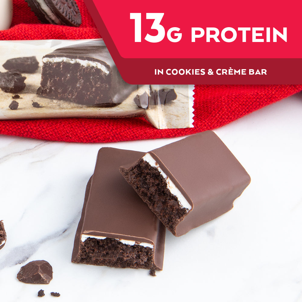 Cookies n' Creme Bar; 13G Protein in Cookies n' Creme Bar 