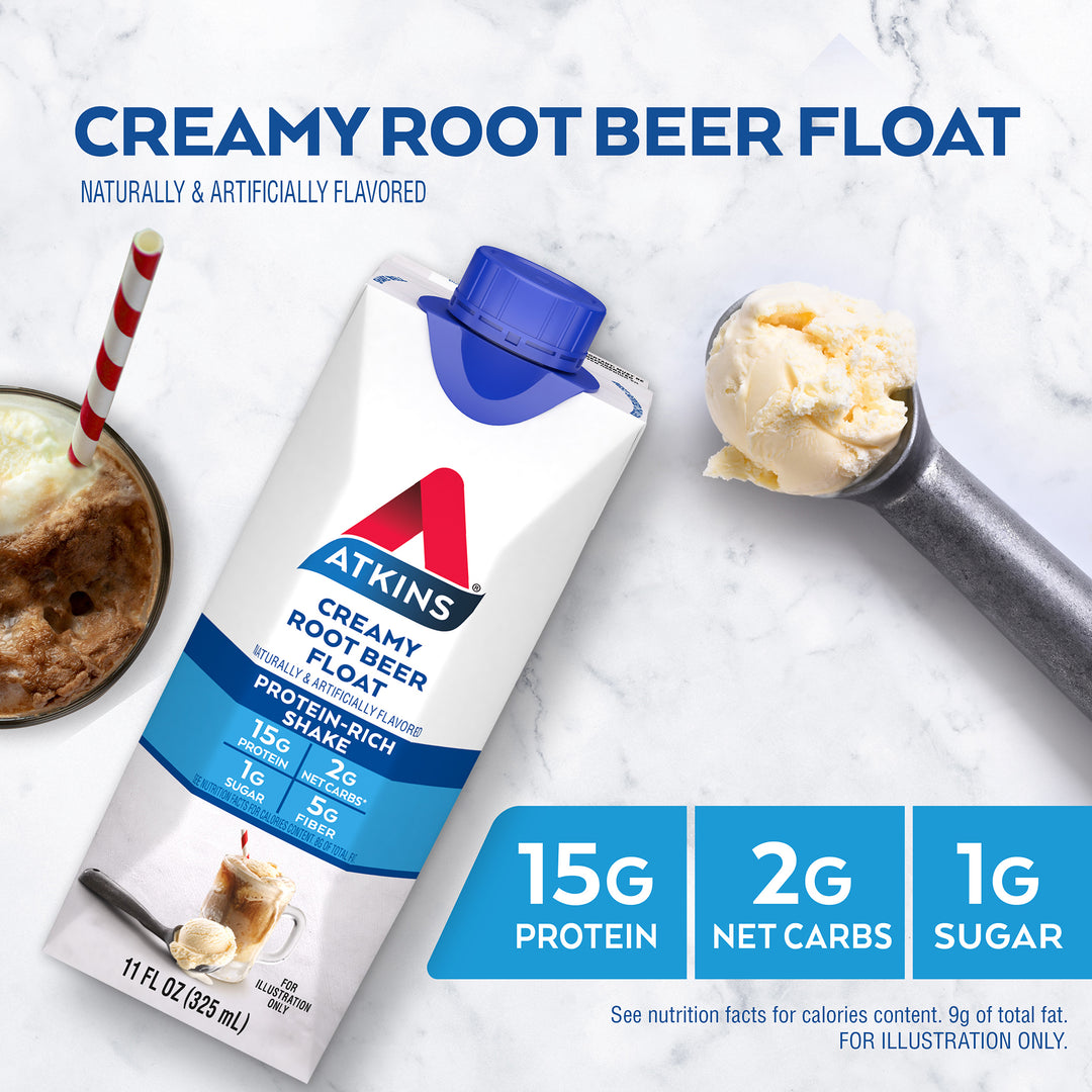 Creamy Root Beer Float Shake – Atkins Online Store