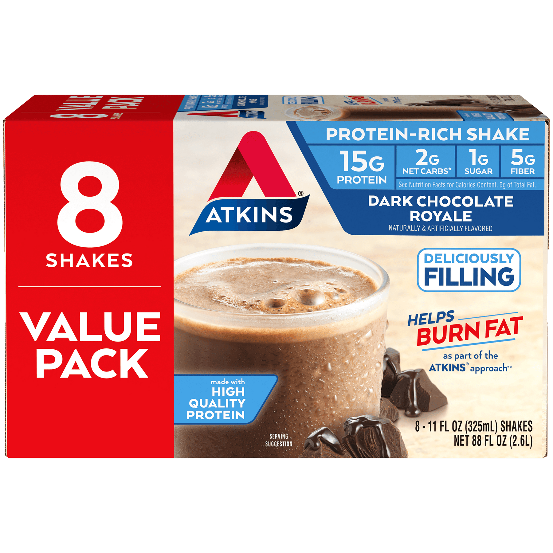 Dark Chocolate Royale Shake Value Pack – Atkins Online Store